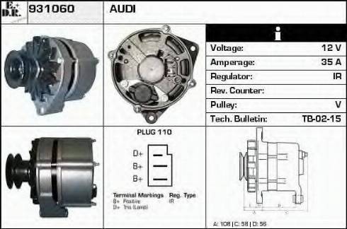 EDR 931060 - Alternatore autozon.pro