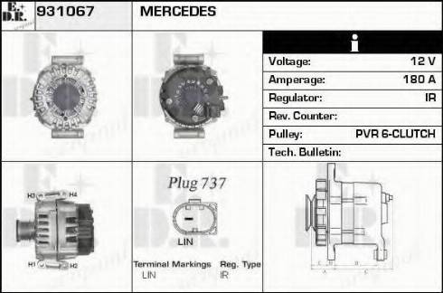 EDR 931067 - Alternatore autozon.pro