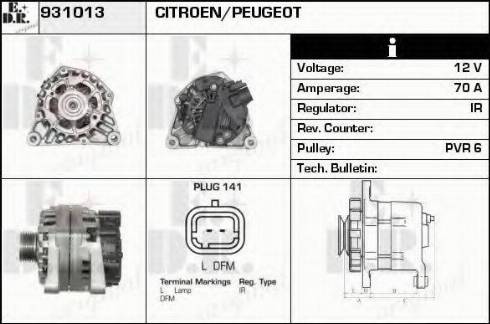 EDR 931013 - Alternatore autozon.pro