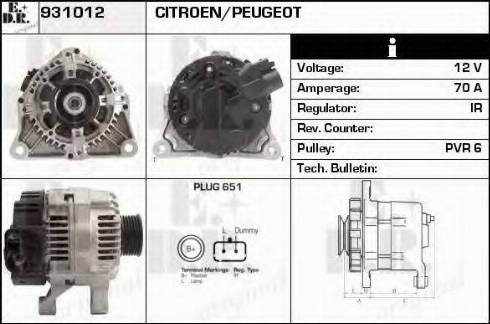 EDR 931012 - Alternatore autozon.pro