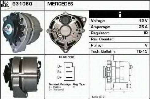 EDR 931080 - Alternatore autozon.pro