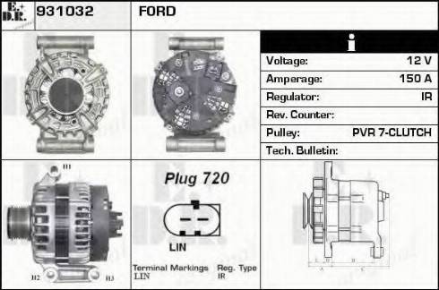 EDR 931032 - Alternatore autozon.pro