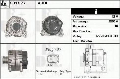 EDR 931077 - Alternatore autozon.pro