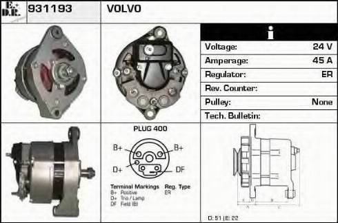 EDR 931193 - Alternatore autozon.pro