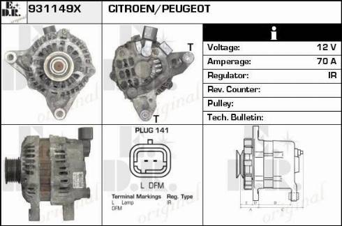 EDR 931149X - Alternatore autozon.pro