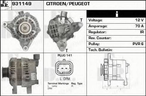 EDR 931149 - Alternatore autozon.pro