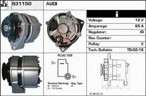 EDR 931150 - Alternatore autozon.pro