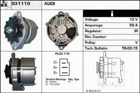 EDR 931110 - Alternatore autozon.pro