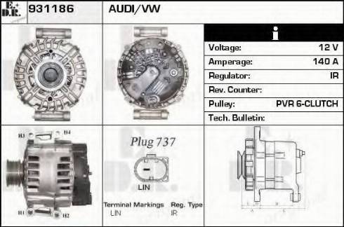 EDR 931186 - Alternatore autozon.pro