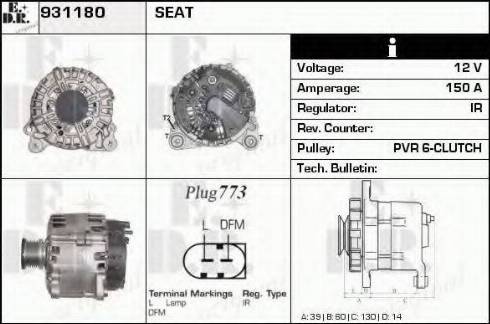 EDR 931180 - Alternatore autozon.pro