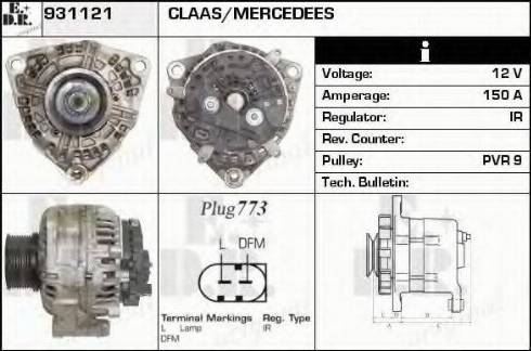 EDR 931121 - Alternatore autozon.pro