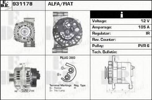 EDR 931178 - Alternatore autozon.pro