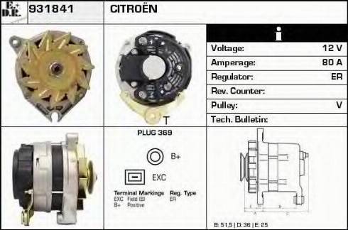 EDR 931841 - Alternatore autozon.pro