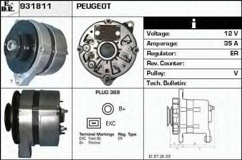 EDR 931811 - Alternatore autozon.pro