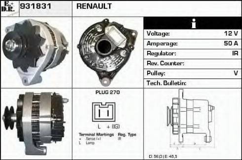 EDR 931831 - Alternatore autozon.pro