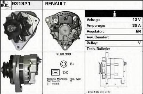 EDR 931821 - Alternatore autozon.pro