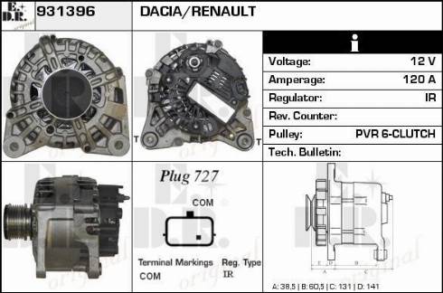 EDR 931396 - Alternatore autozon.pro