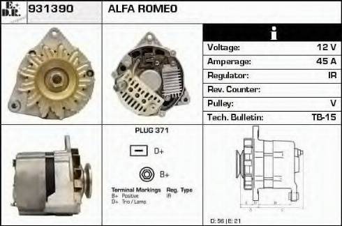 EDR 931390 - Alternatore autozon.pro