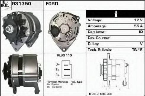 EDR 931350 - Alternatore autozon.pro