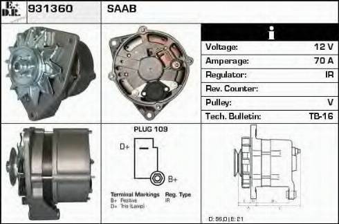 EDR 931360 - Alternatore autozon.pro