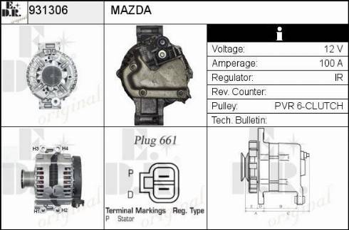 EDR 931306 - Alternatore autozon.pro