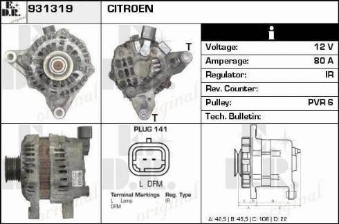 EDR 931319 - Alternatore autozon.pro