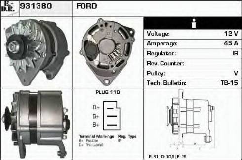 EDR 931380 - Alternatore autozon.pro