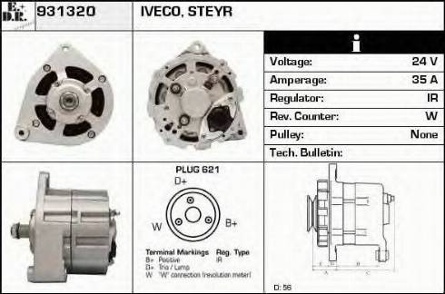 EDR 931320 - Alternatore autozon.pro