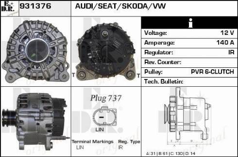 EDR 931376 - Alternatore autozon.pro