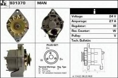 EDR 931370 - Alternatore autozon.pro