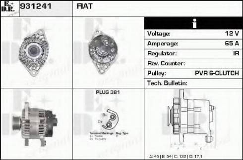 EDR 931241 - Alternatore autozon.pro