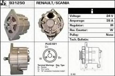 EDR 931250 - Alternatore autozon.pro