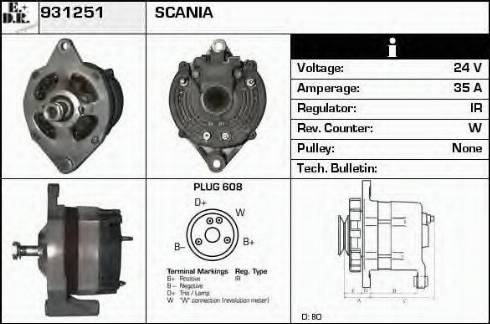 EDR 931251 - Alternatore autozon.pro