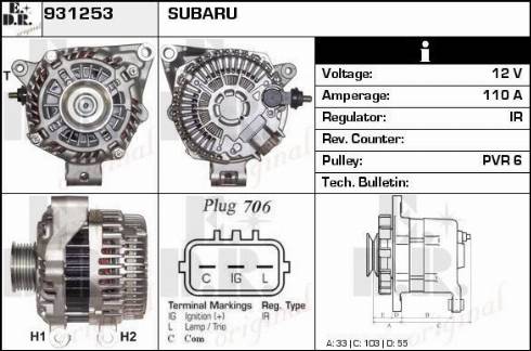 EDR 931253 - Alternatore autozon.pro