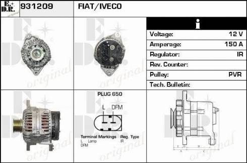 EDR 931209 - Alternatore autozon.pro