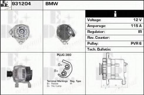 EDR 931204 - Alternatore autozon.pro