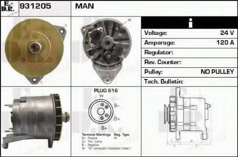 EDR 931205 - Alternatore autozon.pro