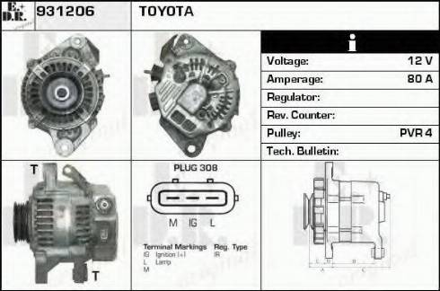 EDR 931206 - Alternatore autozon.pro