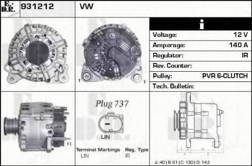 EDR 931212 - Alternatore autozon.pro