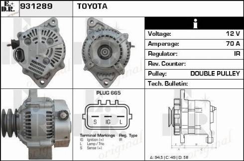 EDR 931289 - Alternatore autozon.pro