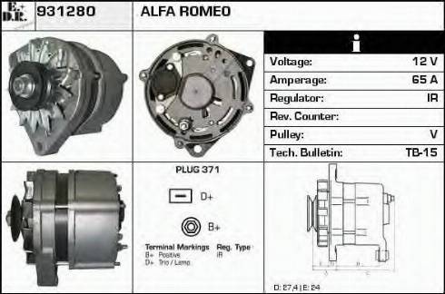 EDR 931280 - Alternatore autozon.pro