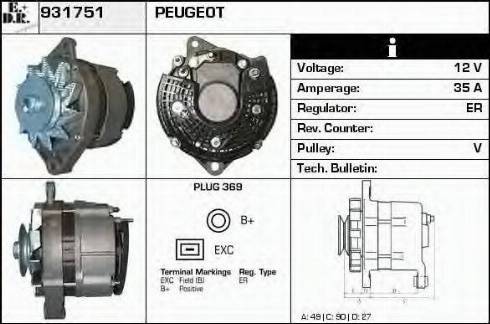 EDR 931751 - Alternatore autozon.pro