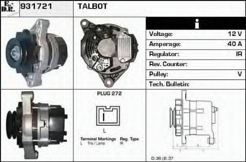 EDR 931721 - Alternatore autozon.pro