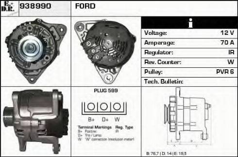 EDR 938990 - Alternatore autozon.pro