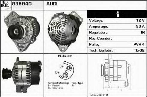 EDR 938940 - Alternatore autozon.pro