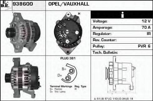 EDR 938600 - Alternatore autozon.pro