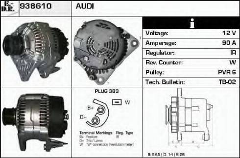 EDR 938610 - Alternatore autozon.pro