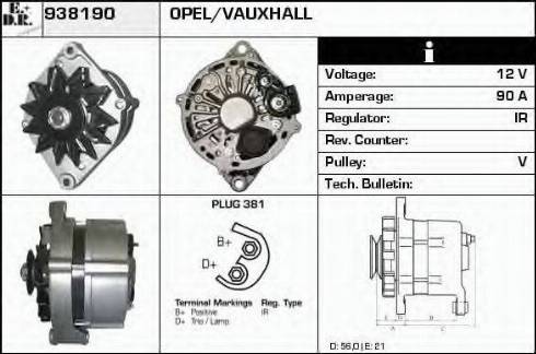 EDR 938190 - Alternatore autozon.pro