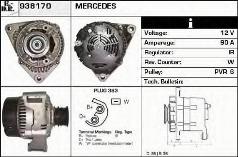 EDR 938170 - Alternatore autozon.pro