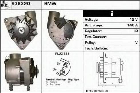 EDR 938320 - Alternatore autozon.pro